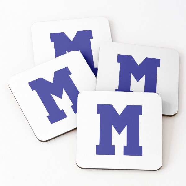 Item preview, Alphabet, Blue M, Sports letter M designed and sold by TheCultStuff.