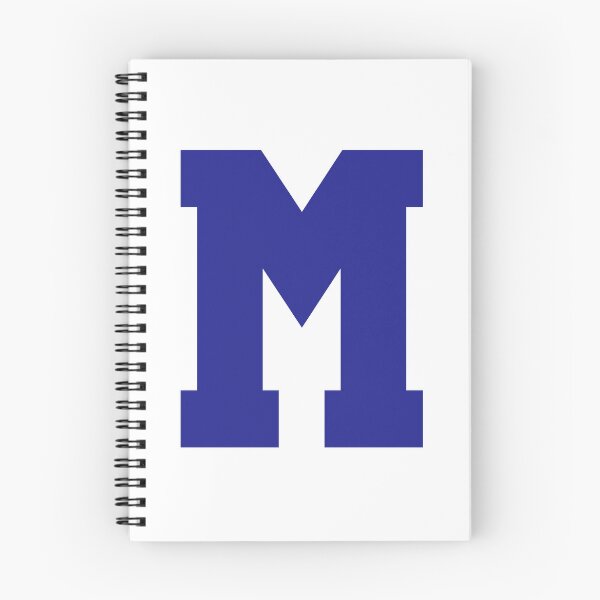Item preview, Alphabet, Blue M, Sports letter M designed and sold by TheCultStuff.