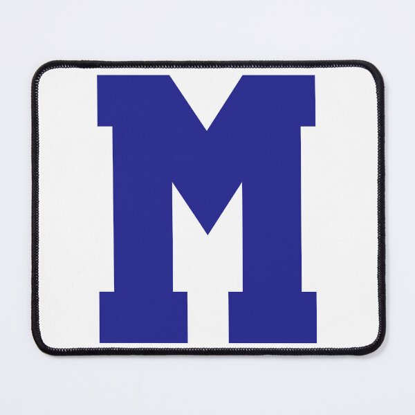 Item preview, Alphabet, Blue M, Sports letter M designed and sold by TheCultStuff.
