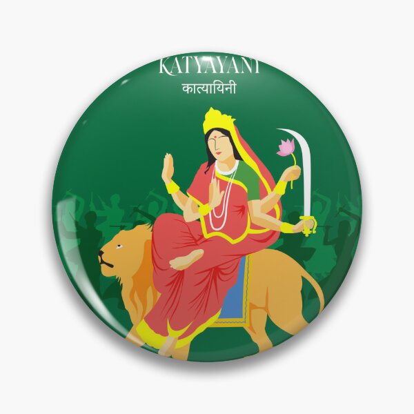 Artikelvorschau, Shubh Navratri Poster (Katyayani) – Tag 6 entworfen und verkauft von Aislling.