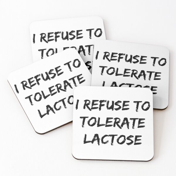 Item preview, i refuse to tolerate lactose - funny designed and sold by Eriksonshop.