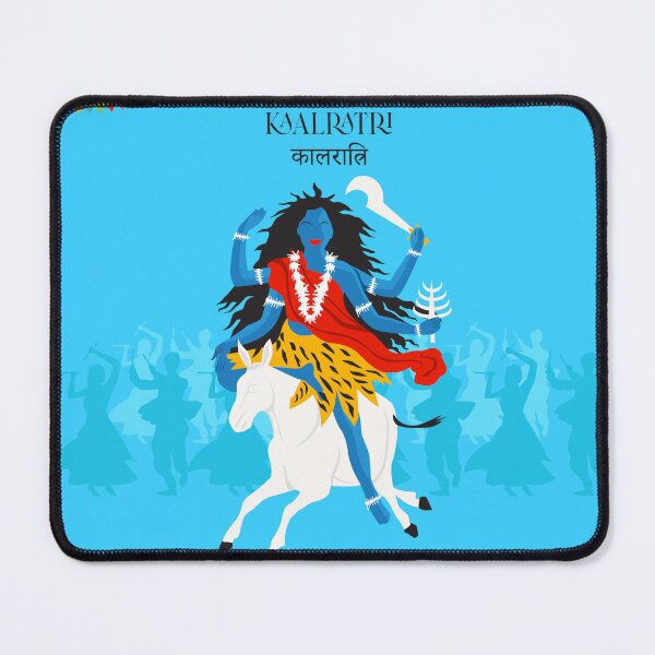 Item preview, Shubh Navratri Poster (Kalratri)- Day- 7 designed and sold by Aislling.