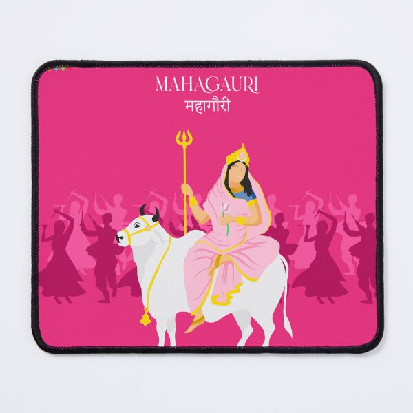 Item preview, 374 - Shubh Navratri Poster ( Mahagauri) - Day- 8 designed and sold by Aislling.