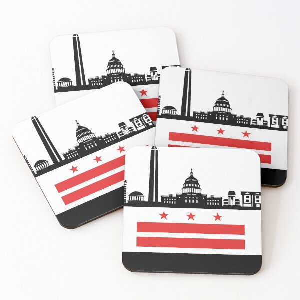 Item preview, Washington DC Capital Flag Design designed and sold by AbstractBEE.