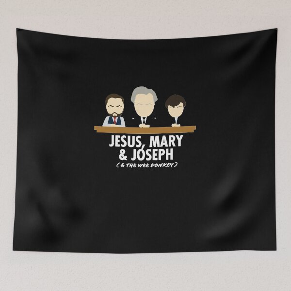 Item preview, Jesus, Mary, Joseph &amp  the Wee Donkey Essential T Shirt designed and sold by MonicaCook.