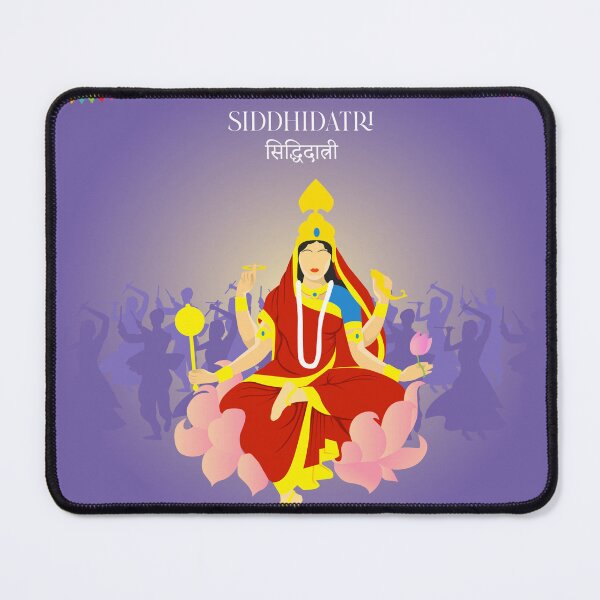 Item preview, Shubh Navratri Poster (Siddhidatri) - Day- 9 designed and sold by Aislling.