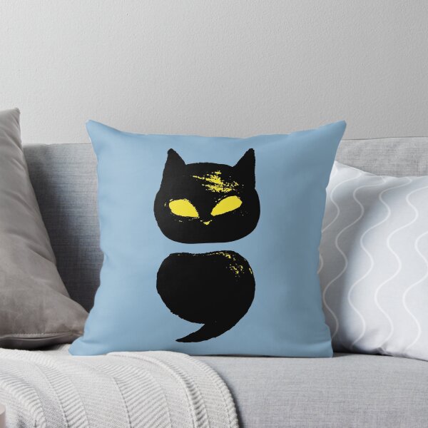 Item preview, Semicolon Cat designed and sold by THROUGH-LIFE.