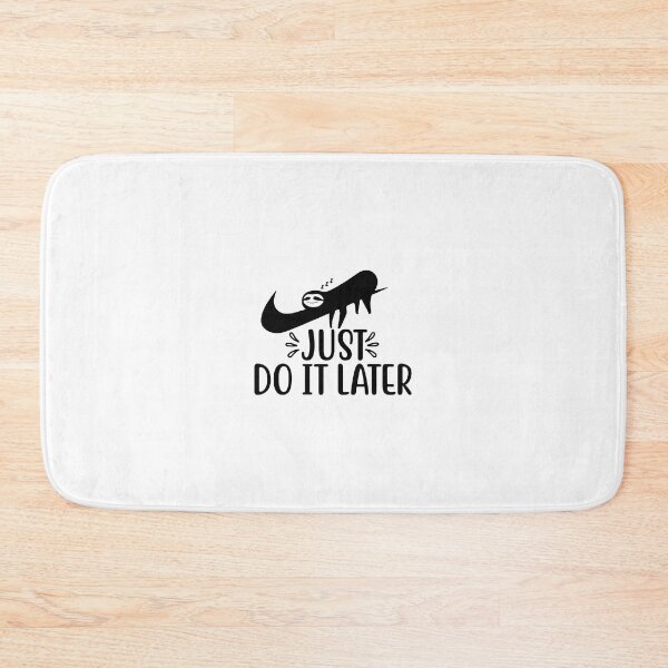 Item preview, JUST DO IT LATER FUNNY SLOTH QUOTE sticker for extrovert people who loves sloths designed and sold by GhostAmine.
