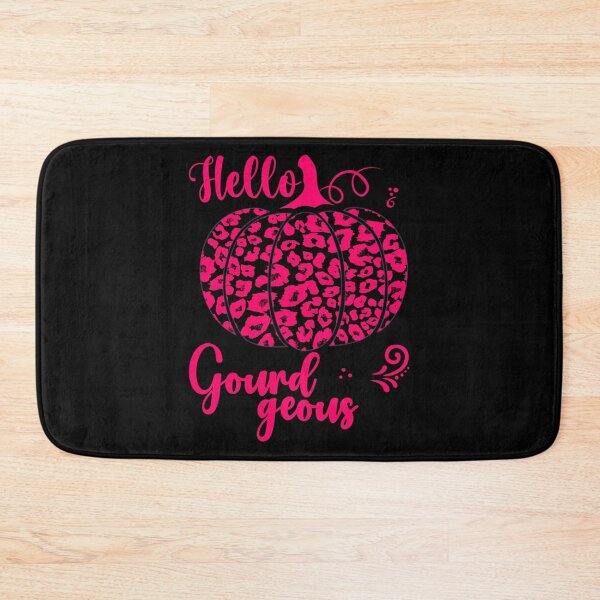 Item preview, Hello Gourdgeous Pretty Leopard Print Fall Pumpkin - Pink designed and sold by PearlMoonGrapes.