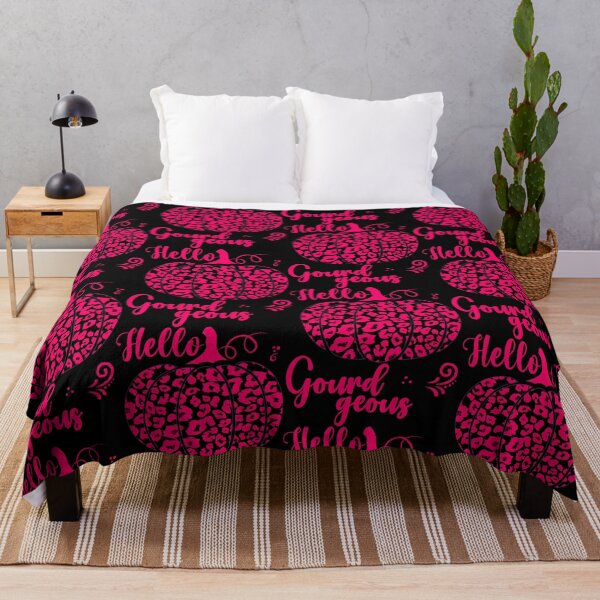 Item preview, Hello Gourdgeous Pretty Leopard Print Fall Pumpkin - Pink designed and sold by PearlMoonGrapes.