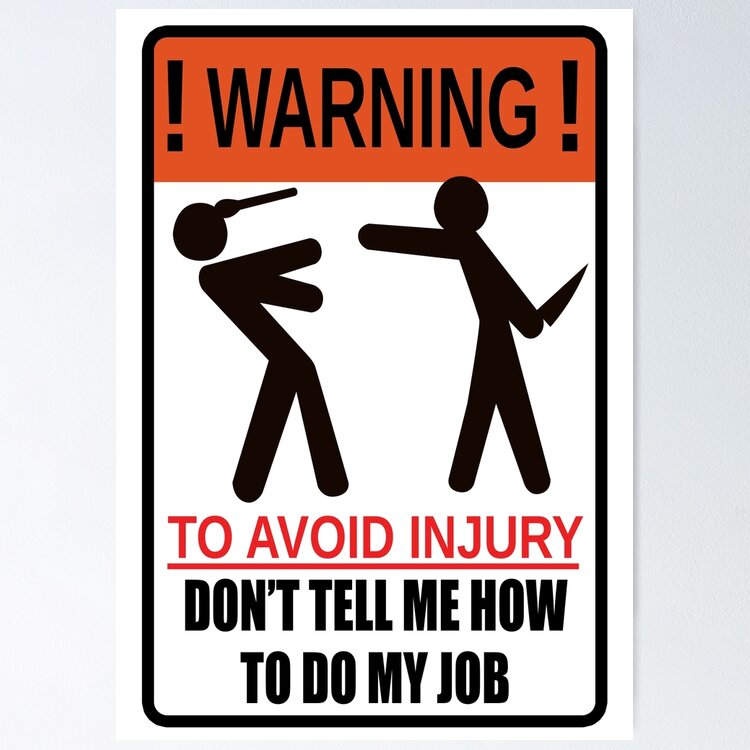 Warning Sticker