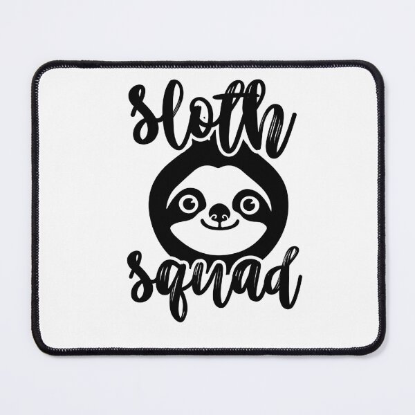 Item preview, SLOTH SQUAD  LOVELY SLOTH QUOTE sticker for extrovert people who loves sloths designed and sold by GhostAmine.