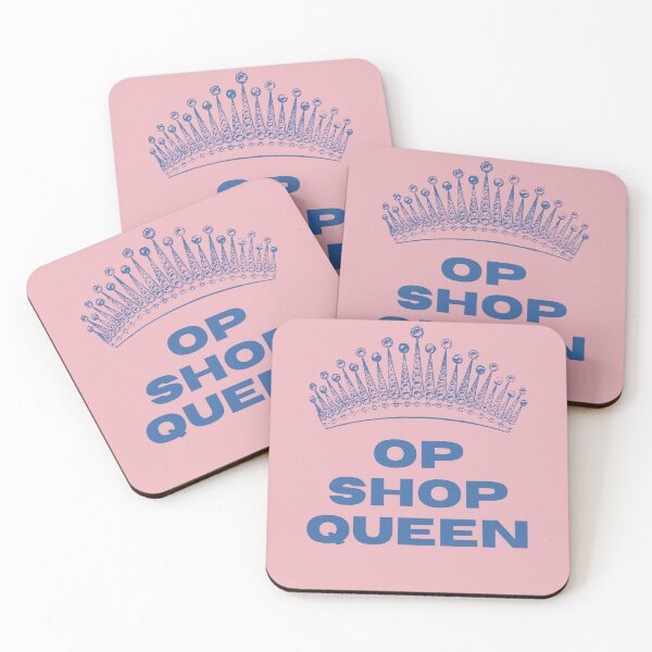 Item preview, Op Shop Queen Design Pink designed and sold by FunSheTees.