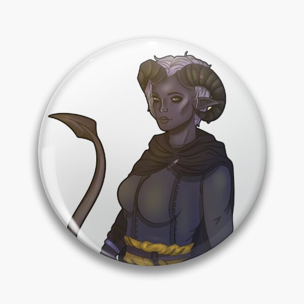 Artikelvorschau, Tiefling Barde entworfen und verkauft von Little Crows Trinkets.