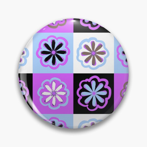 Item preview, Retro style floral repeated pattern designed and sold by Tanuja  Sharma.
