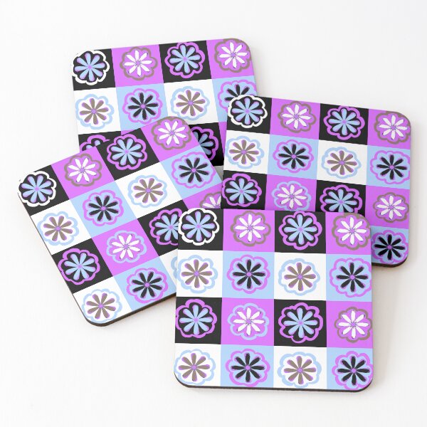 Item preview, Retro style floral repeated pattern designed and sold by Tanuja Sharma.