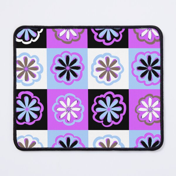 Item preview, Retro style floral repeated pattern designed and sold by Tanuja Sharma.