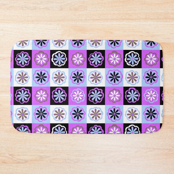 Item preview, Retro style floral repeated pattern designed and sold by Tanuja Sharma.