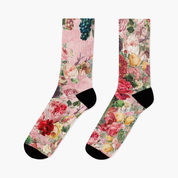 Item preview, Elegant Vintage flowers and roses garden shabby chic, vintage botanical, pink floral pattern  designed and sold by ZeinabTaha.