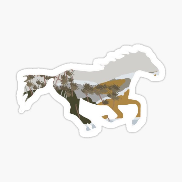 Aperçu de l'œuvre Brumby des hautes terres créée et vendue par TraceyMackieArt.