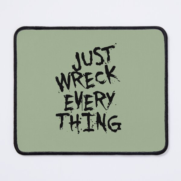 Item preview, Just Wreck Everything Black Grunge Graffiti designed and sold by taiche.