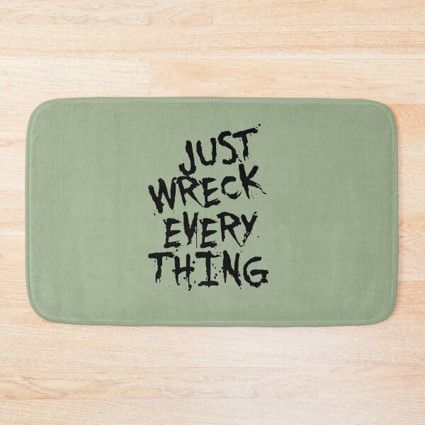 Item preview, Just Wreck Everything Black Grunge Graffiti designed and sold by taiche.