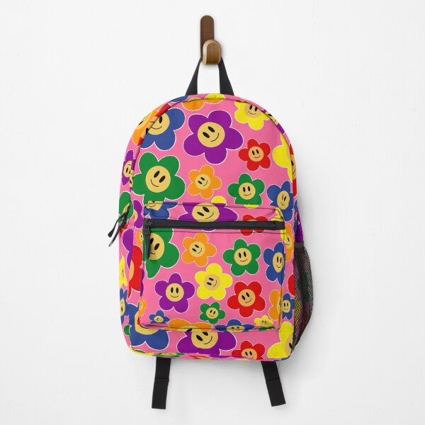 Item preview, Cute LGBT Rainbow Flower Pattern - Pink Background designed and sold by usernamenaijan.