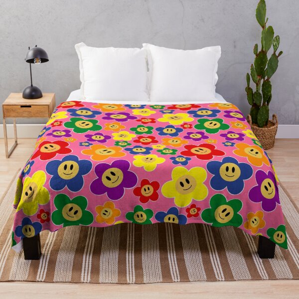 Item preview, Cute LGBT Rainbow Flower Pattern - Pink Background designed and sold by usernamenaijan.