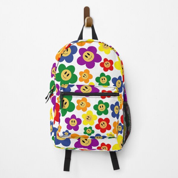 Item preview, Cute LGBT Rainbow Flower Pattern - White Background designed and sold by usernamenaijan.
