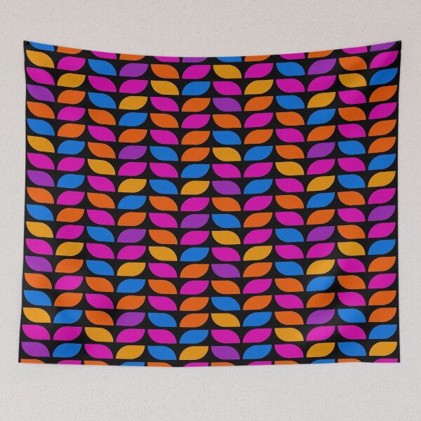Item preview, Geometric Pattern: Leaf: Lucinda Dark designed and sold by Red Wolf.