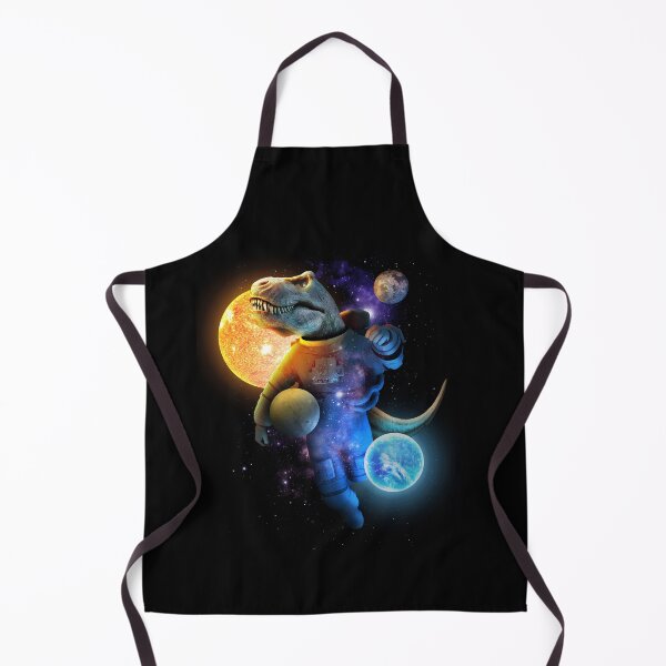 Item preview, Funny T-Rex as an astronaut in space with planets designed and sold by BrainlabStudios.