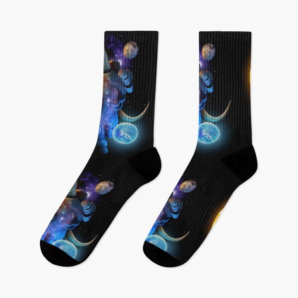 Item preview, Funny T-Rex as an astronaut in space with planets designed and sold by BrainlabStudios.
