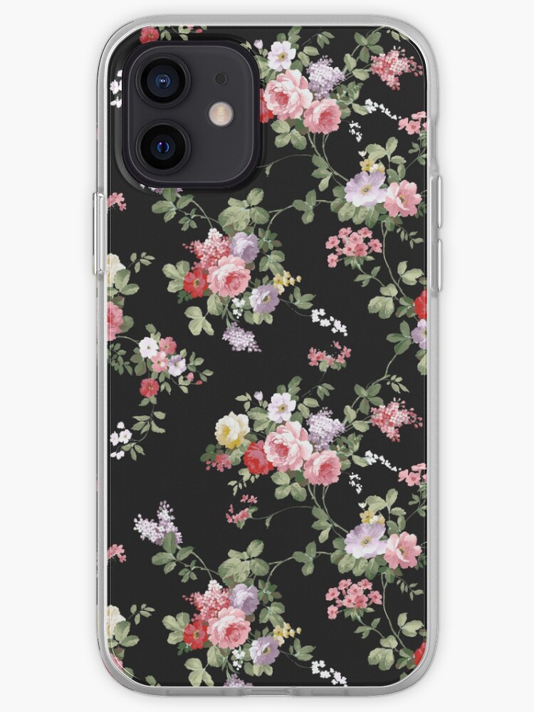 Vintage Elegante Girly Rosa Rote Modische Rosen Mit Blumen Iphone Hulle Cover Von Kicksdesign Redbubble