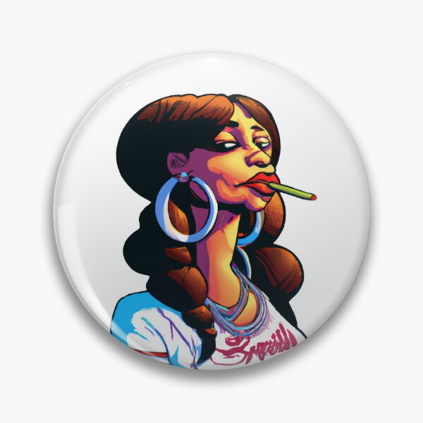 Item preview, Smoking Girl designed and sold by ThbDesign.