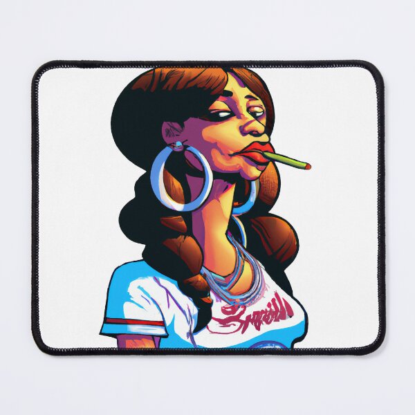 Item preview, Smoking Girl designed and sold by ThbDesign.