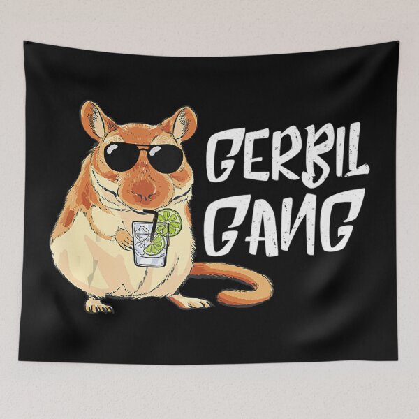 Item preview, Gerbil Gang Lemonade Drinking Aviator designed and sold by OliverBrueggem.