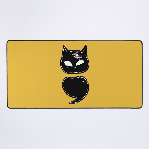 Item preview, Semicolon Cat designed and sold by THROUGH-LIFE.