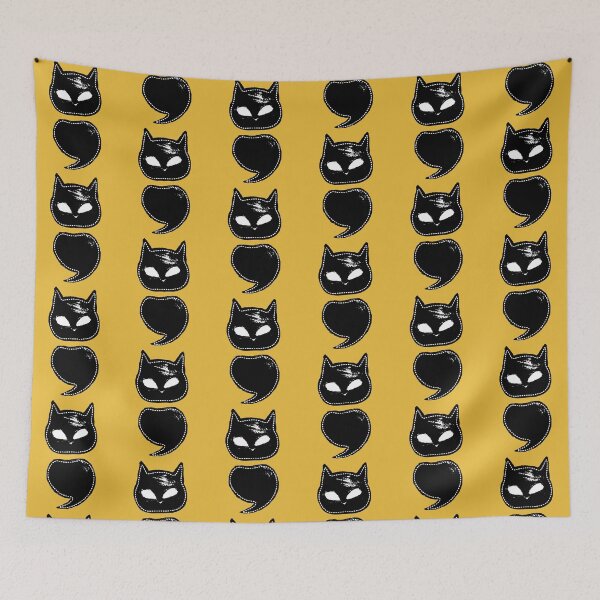 Item preview, Semicolon Cat designed and sold by THROUGH-LIFE.