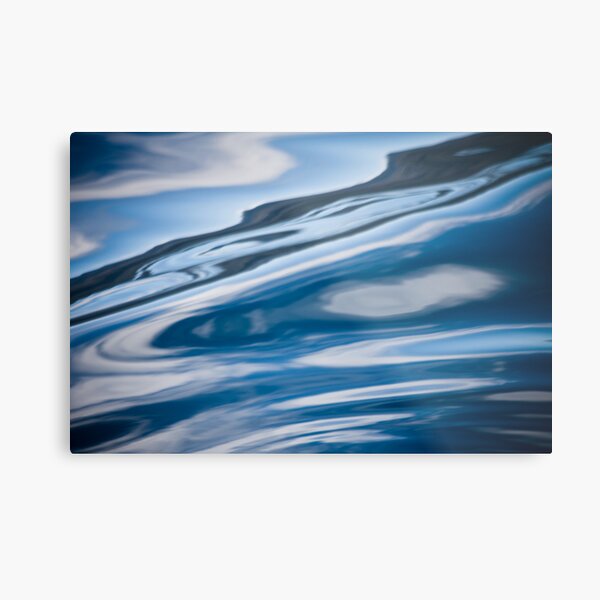 Aqua Metal Print