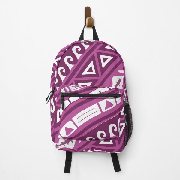 Item preview, A pink wave with Polynesian tribal patterns. designed and sold by Nanar1984.