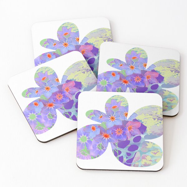 Item preview, Cyber vaporwave groovy flower design designed and sold by magicbluecookie.