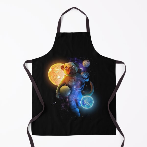 Item preview, Funny pug as an astronaut in space with planets designed and sold by BrainlabStudios.