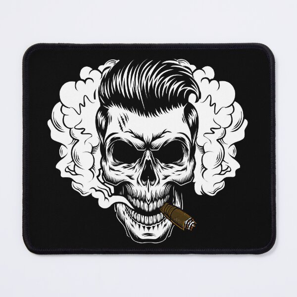 Item preview, Smoking skull designed and sold by FMQ Store.