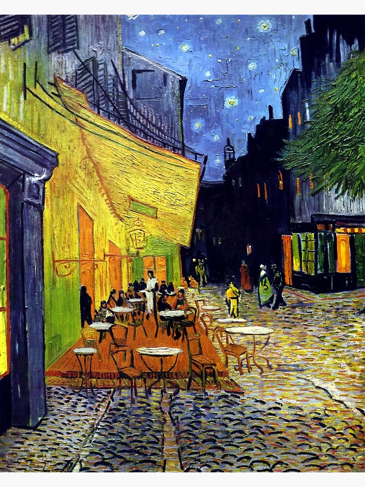 Cafe Terrace at Night by Goshadron