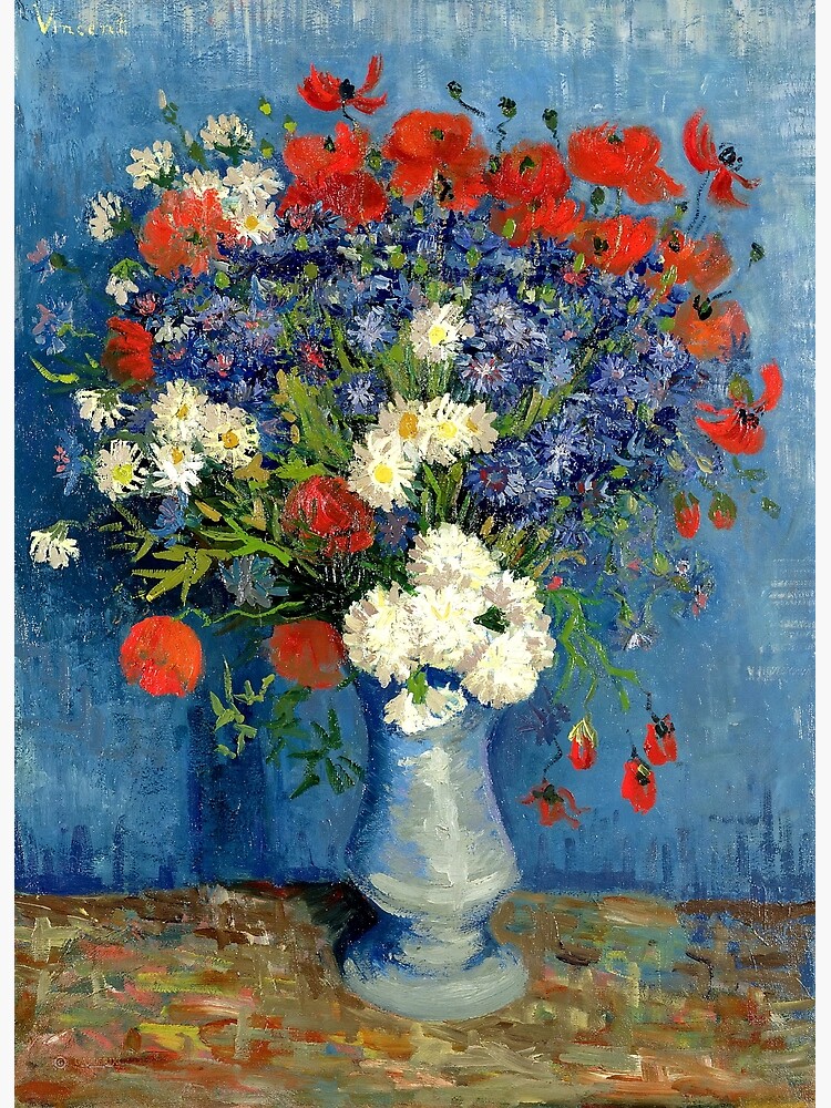Vase With Cornflowers And Poppies by Goshadron