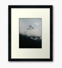Hidden Mountain Framed Print