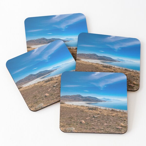 Item preview, Great Salt Lake, Utah, Antelope Island, Desert, Salt Lake City, Art Prints, by DAM Creative, designed and sold by DAM Creative ⭐⭐⭐⭐⭐.
