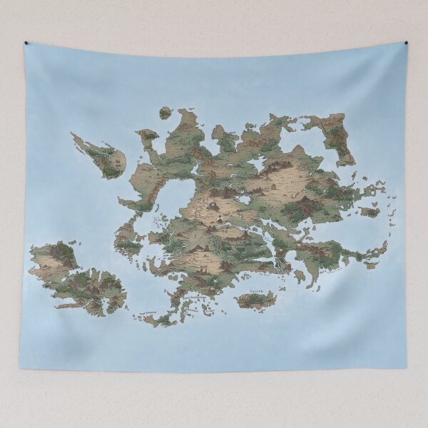Item preview, Path of Exile map of Wraeclast designed and sold by NerdyMaps.