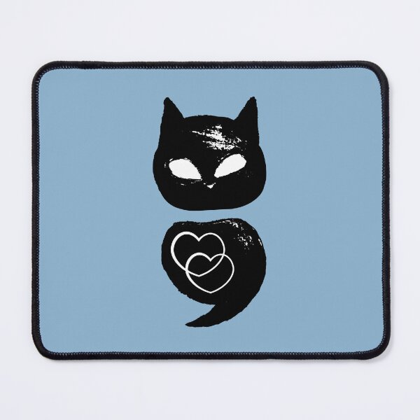 Item preview, Semicolon Cat designed and sold by THROUGH-LIFE.