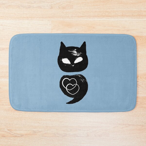 Item preview, Semicolon Cat designed and sold by THROUGH-LIFE.